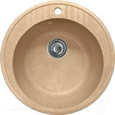 

Кухонная мойка GranFest Rondo GF-R520, Кухонная мойка GranFest Rondo GF-R520 бежевый