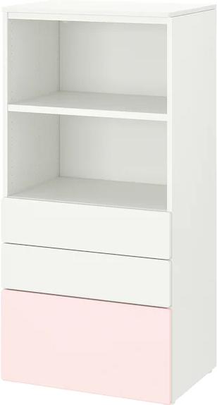 

Стеллаж Ikea Смостад/Опхус белый/бледно-розовый [994.205.25], Смостад/Опхус