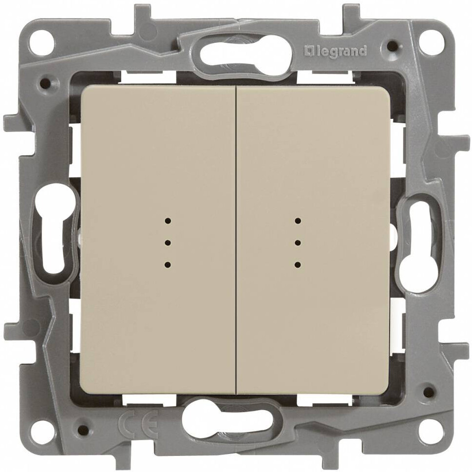 

Выключатель Legrand Etika 672316 слоновая кость