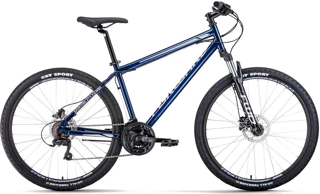 

Велосипед Forward Sporting 27.5'' 3.0 Disc рама 19 дюймов синий [RBKW1MN7Q018], Sporting 27.5 3.0 Disc