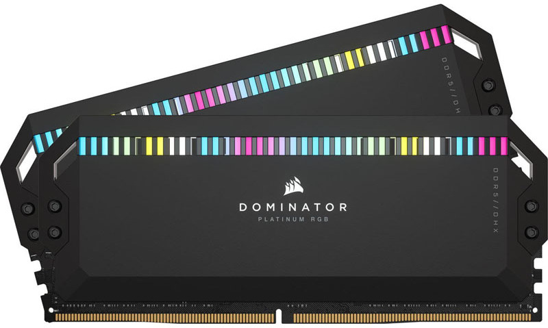 

Оперативная память Corsair Dominator Platinum RGB 2x32GB DDR5 5600MHz (CMT64GX5M2X5600C40)