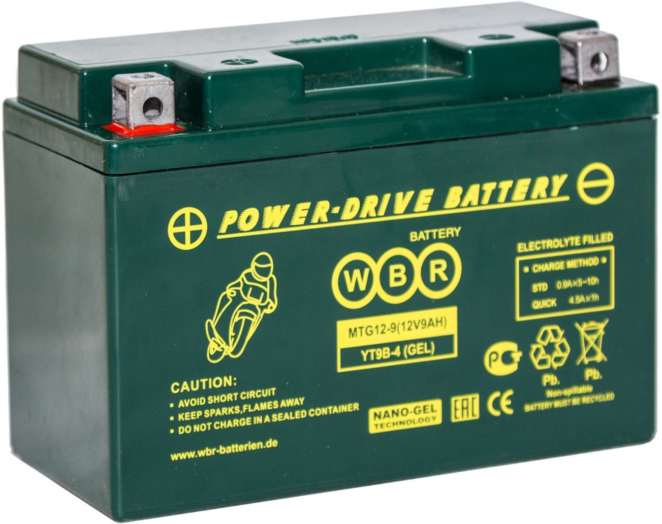 

Аккумулятор для ИБП WBR HRL1234W 12V/9Ah [WBR HRL1234W], Аккумулятор для ИБП WBR HRL1234W 12V/9Ah WBR HRL1234W