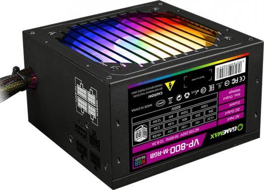 

Блок питания GameMax VP-800-RGB-MODULAR 80+, Блок питания для компьютеров GameMax VP-800-RGB-MODULAR 80+
