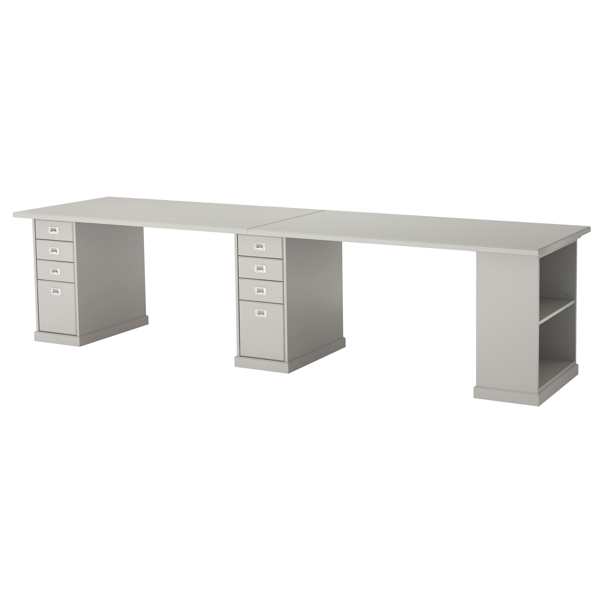

Письменный стол Ikea Климпен (светло-серый/серый) [692.141.50], Климпен