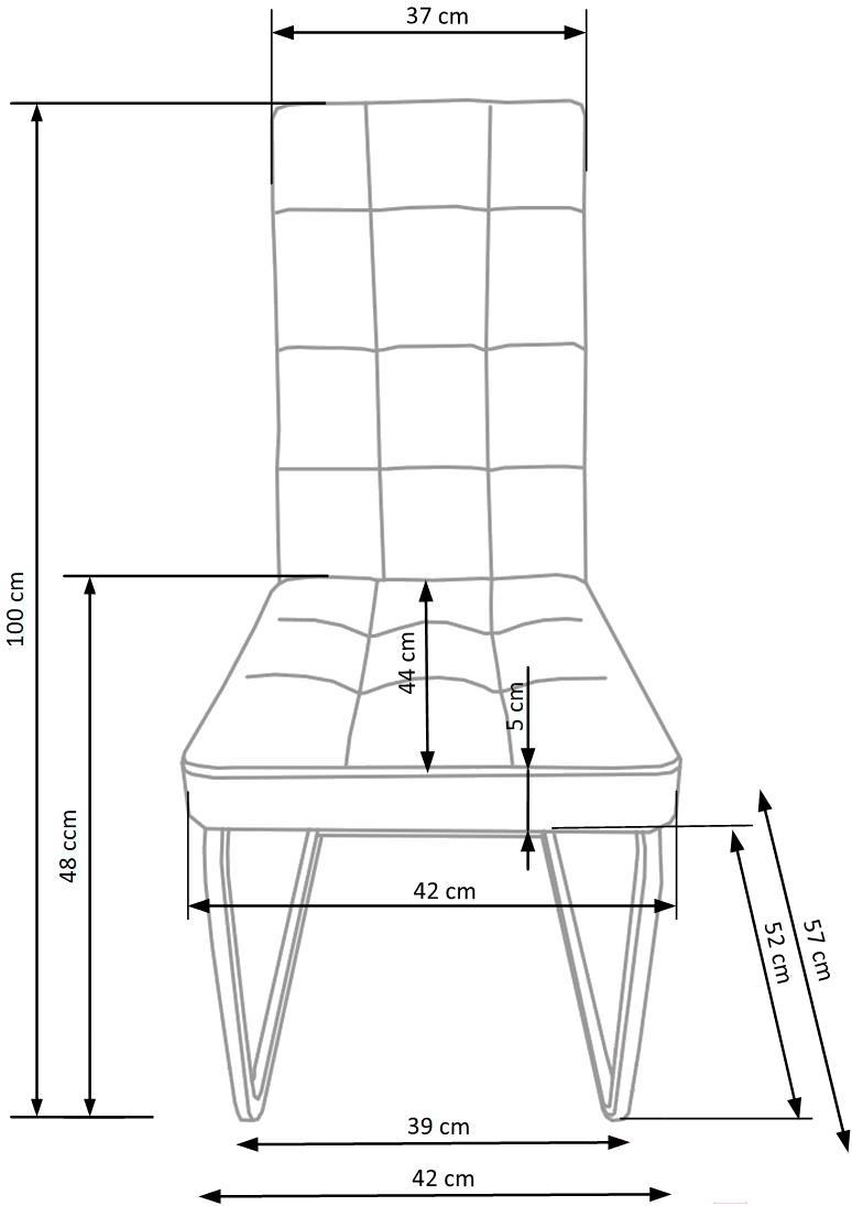 

Стул Halmar K310 бежевый/черный [V-CH-K/310-KR-BEZOWY], K310
