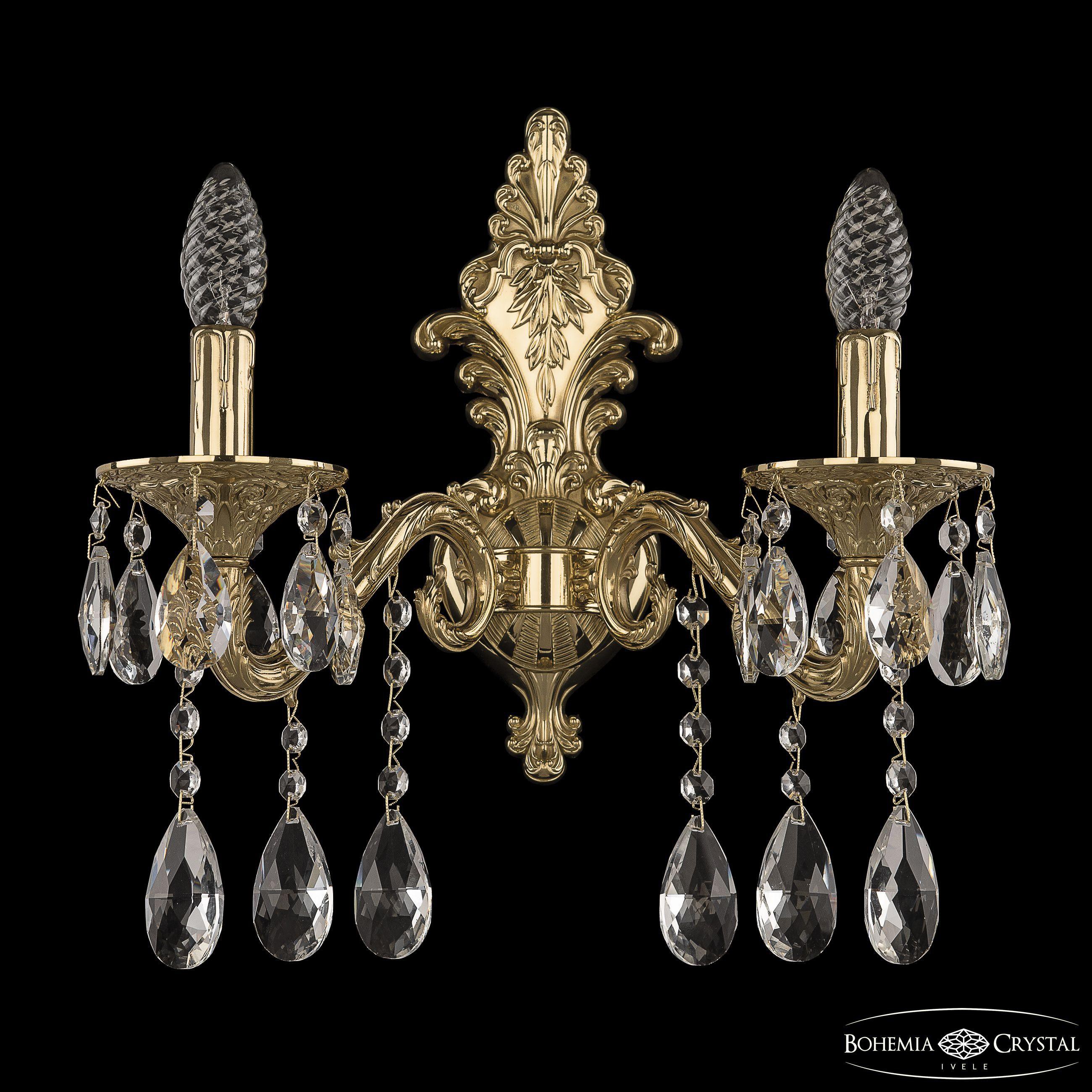 

Бра Bohemia Ivele Crystal 7102B14/2/175 A G
