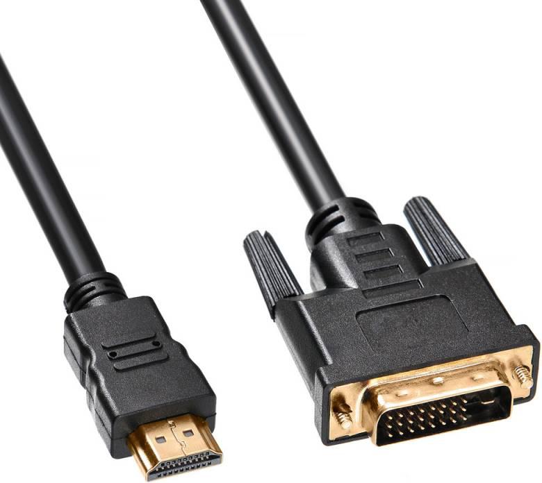 

Кабель Buro HDMI-19M-DVI-D-3m, HDMI-19M-DVI-D-3m