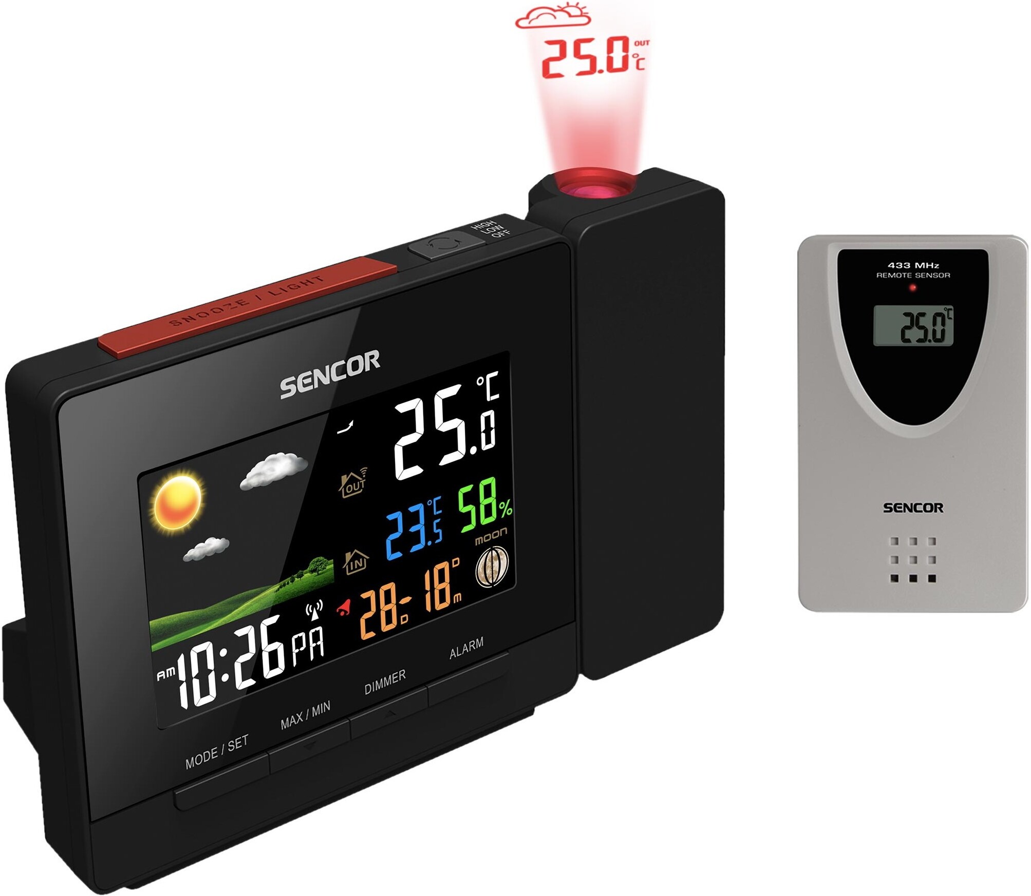 

Метеостанция Sencor SWS 5400, Sencor SWS 5400