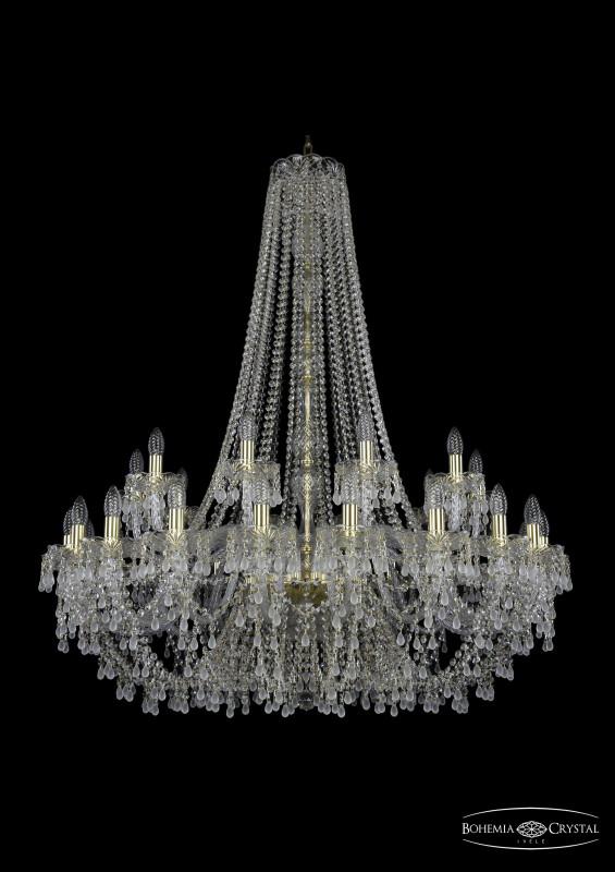

Подвесная люстра Bohemia Ivele Crystal 1410/20+10/400/h-130/G/V0300