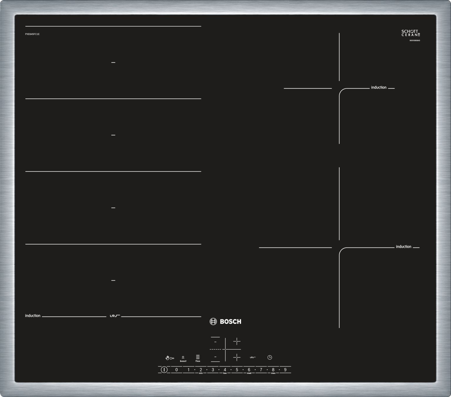 

Варочная панель Bosch PXE645FC1E
