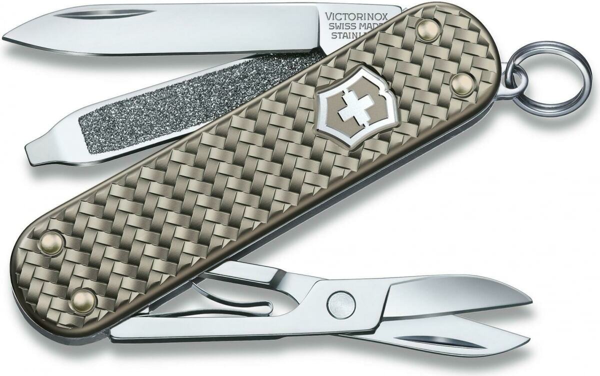 

Туристический нож Victorinox перочинный Classic Precious Alox 58мм 5 функц. серый [0.6221.4031G], Туристический нож Victorinox перочинный Classic Precious Alox 58мм 5 функц. 0.6221.4031G серый