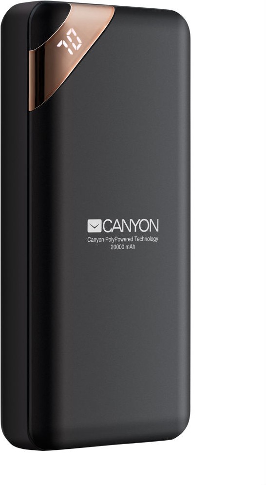 

Портативное зарядное устройство Canyon Power bank 20000mAh Black [CNE-CPBP20B], Портативное зарядное устройство Canyon CNE-CPBP20B