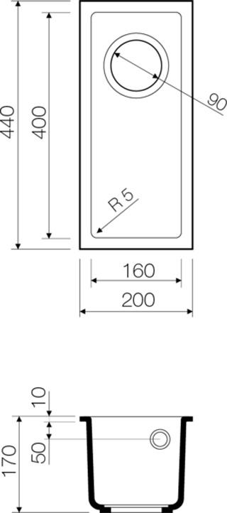 

Кухонная мойка Omoikiri Bosen 20-U-СH Tetogranit шампань [4993246], Bosen 20-U-СH Tetogranit