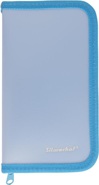 

Пенал Silwerhof Gems голубой [850957 5 шт], Gems