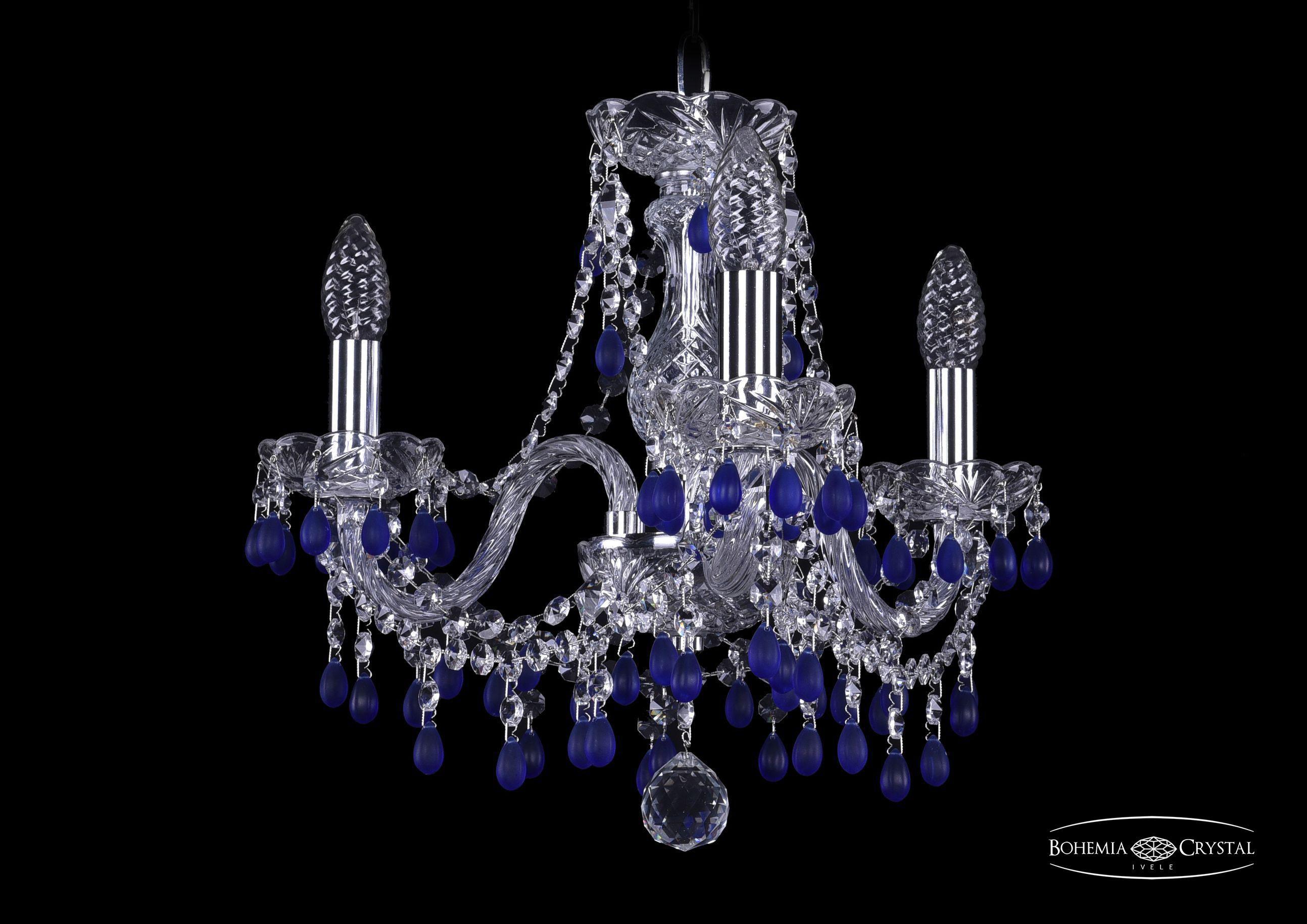 

Подвесная люстра Bohemia Ivele Crystal 1410/3/141/Ni/V3001
