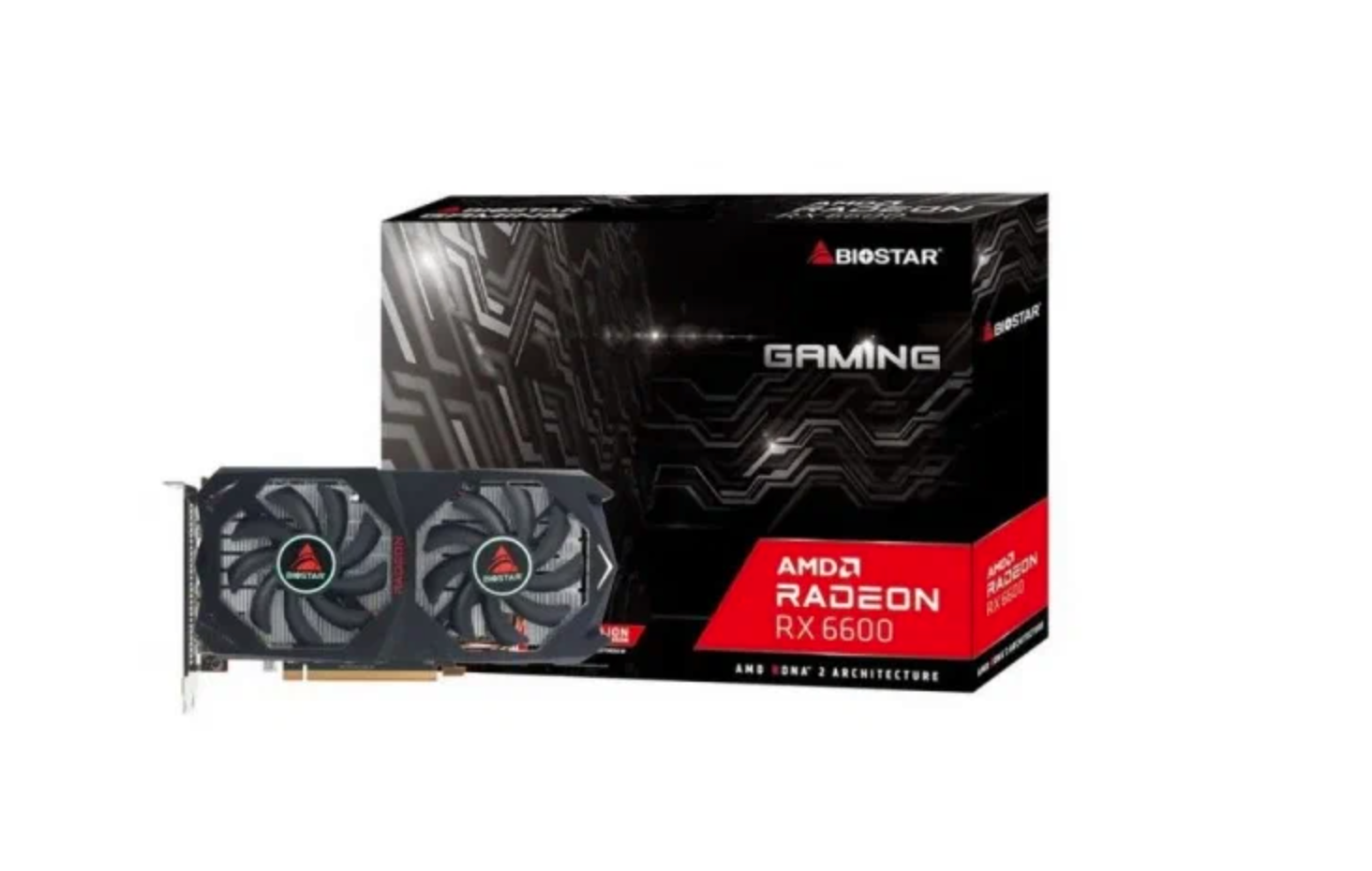 

Видеокарта Biostar RX6600 8GB (VA6606RM81)