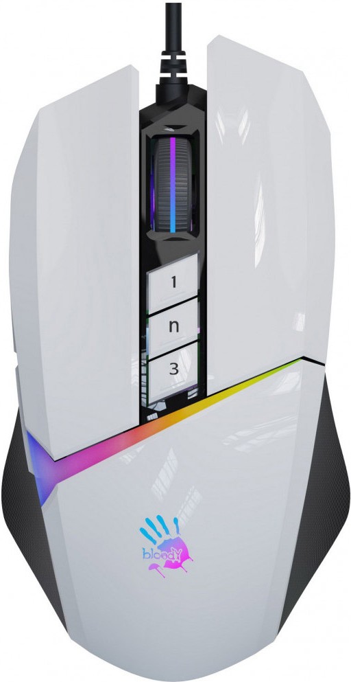 

Игровая мышь A4Tech Bloody W60 Max белый