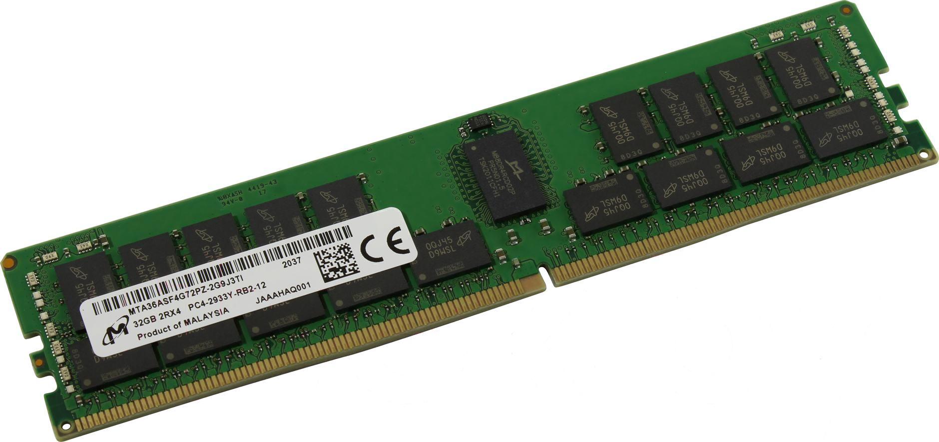 

Оперативная память Micron 32GB DDR4-2933 [MTA36ASF4G72PZ-2G9], Оперативная память Micron 32GB DDR4-2933 MTA36ASF4G72PZ-2G9