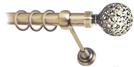 

Карниз Lm Decor Ажур 095 1р гладкий 25мм 1.8м антик, Ажур 095 1р гладкий 25мм 1.8м