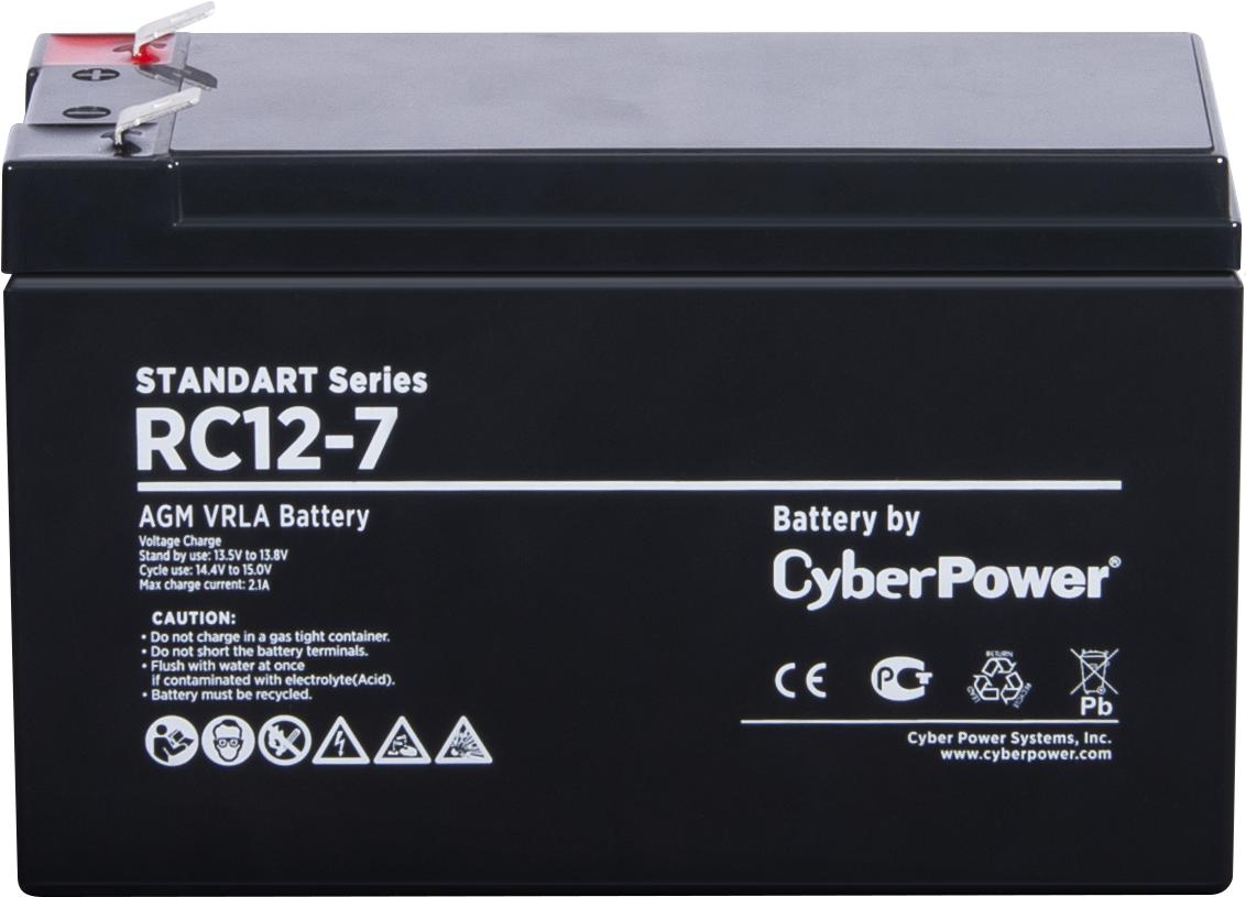 

Аккумулятор для ИБП CyberPower 12V7Ah [B11-0000056-00], 12V7Ah