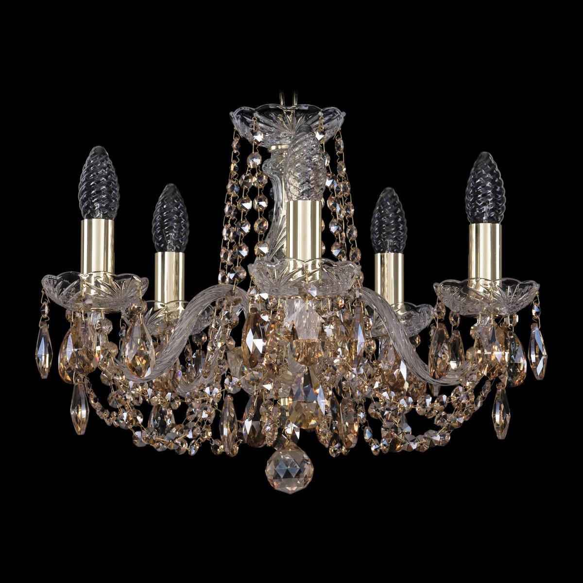 

Подвесная люстра Bohemia Ivele Crystal 1402/5/141 G R721