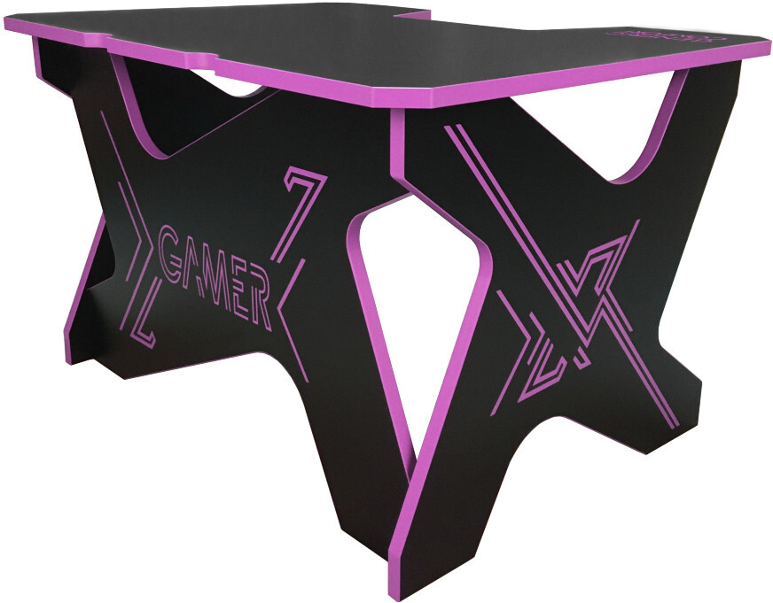 

Компьютерный стол Generic Comfort Gamer Mini Seven/DS/NV черно-фиолетовый
