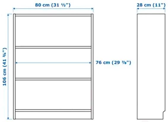 

Стеллаж IKEA Билли/Боттна [892.846.08], Билли/Боттна