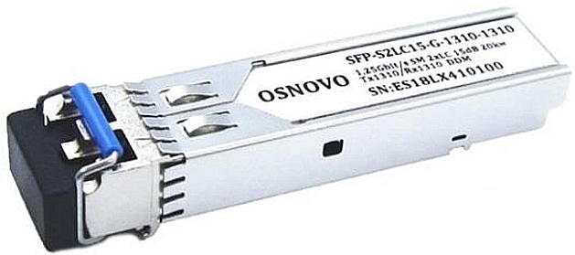 

Комплектующие для камер видеонаблюдения Osnovo Модуль, Osnovo Модуль SFP-S2LC15-G-1310-1310