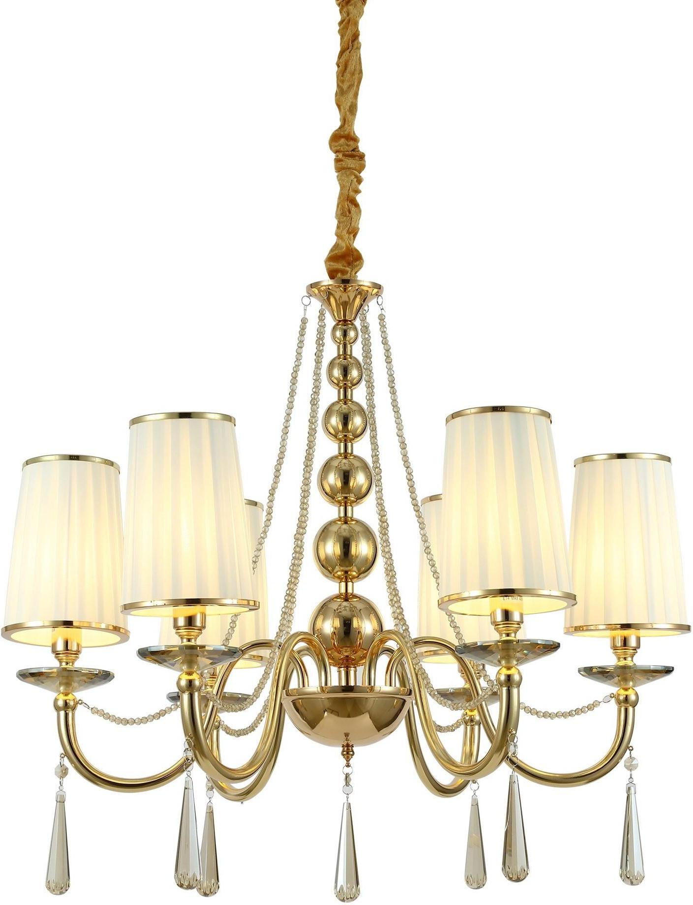 

Подвесная люстра Lumina Deco LDP 1200-6 F.GD