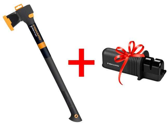 

Топрор-колун Fiskars Solid + Точилка [1023516А3], Solid + Точилка
