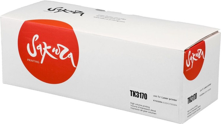 

Картридж SAKURA TK3170 (SATK3170), Картридж Sakura Printing Совместимый с TK-3170 SATK3170