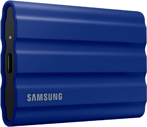 

Внешний SSD Samsung T7 Shield 2TB синий (MU-PE2T0R/WW)