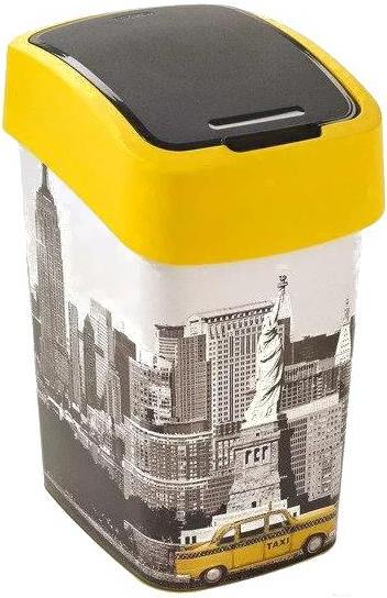 

Мусорный бак Curver FLIP BIN 25L нью-йорк [209996], FLIP BIN 25L нью-йорк
