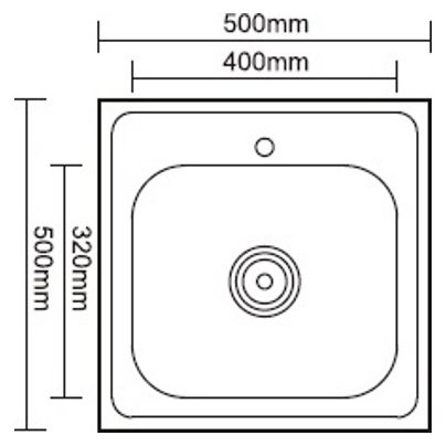 

Мойка кухонная Ledeme L65050, L65050