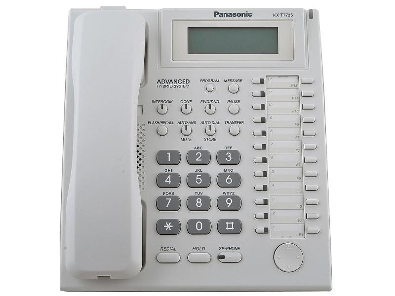 

Проводной телефон Panasonic KX-T7735RU белый, KX-T7735RU