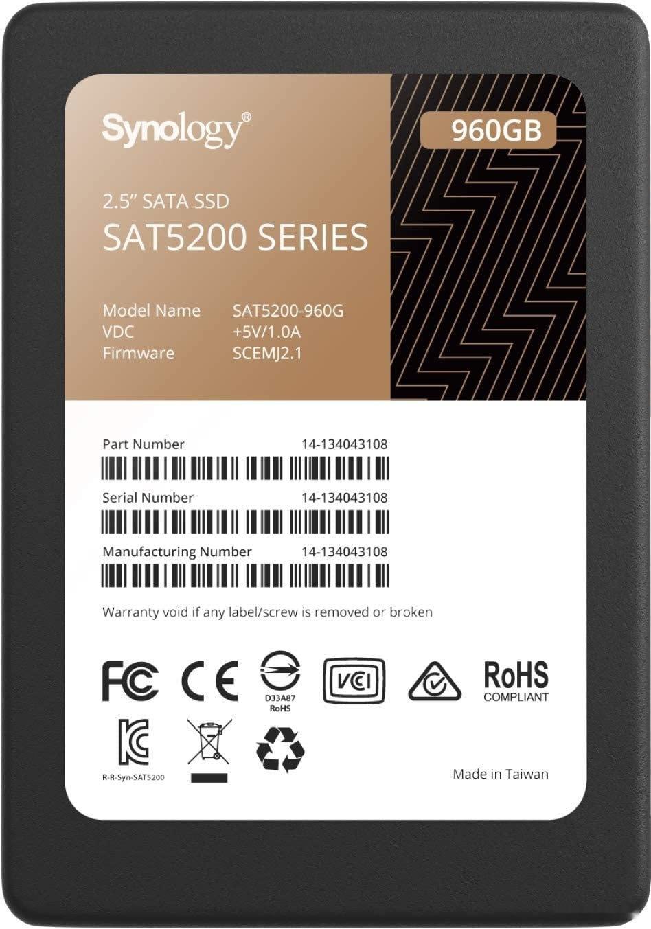 

SSD диск Synology 960GB [SAT5200-960G], 960GB