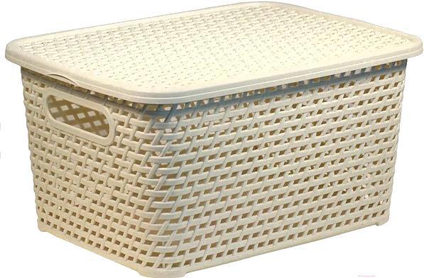 

Коробка и корзина Idea Ротанг М2375 белый, Ротанг М2375
