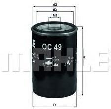 

Фильтр масляной Knecht/Mahle OC49, OC49