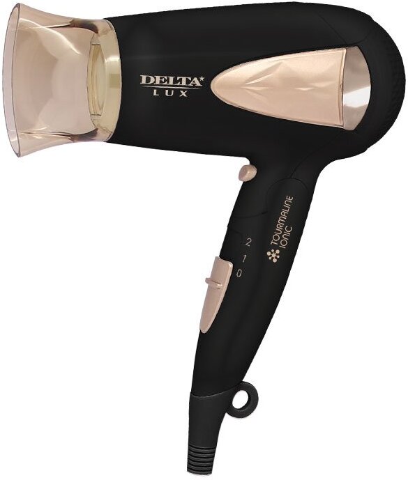 

Фен Delta Lux DL-0935 черный/золотой