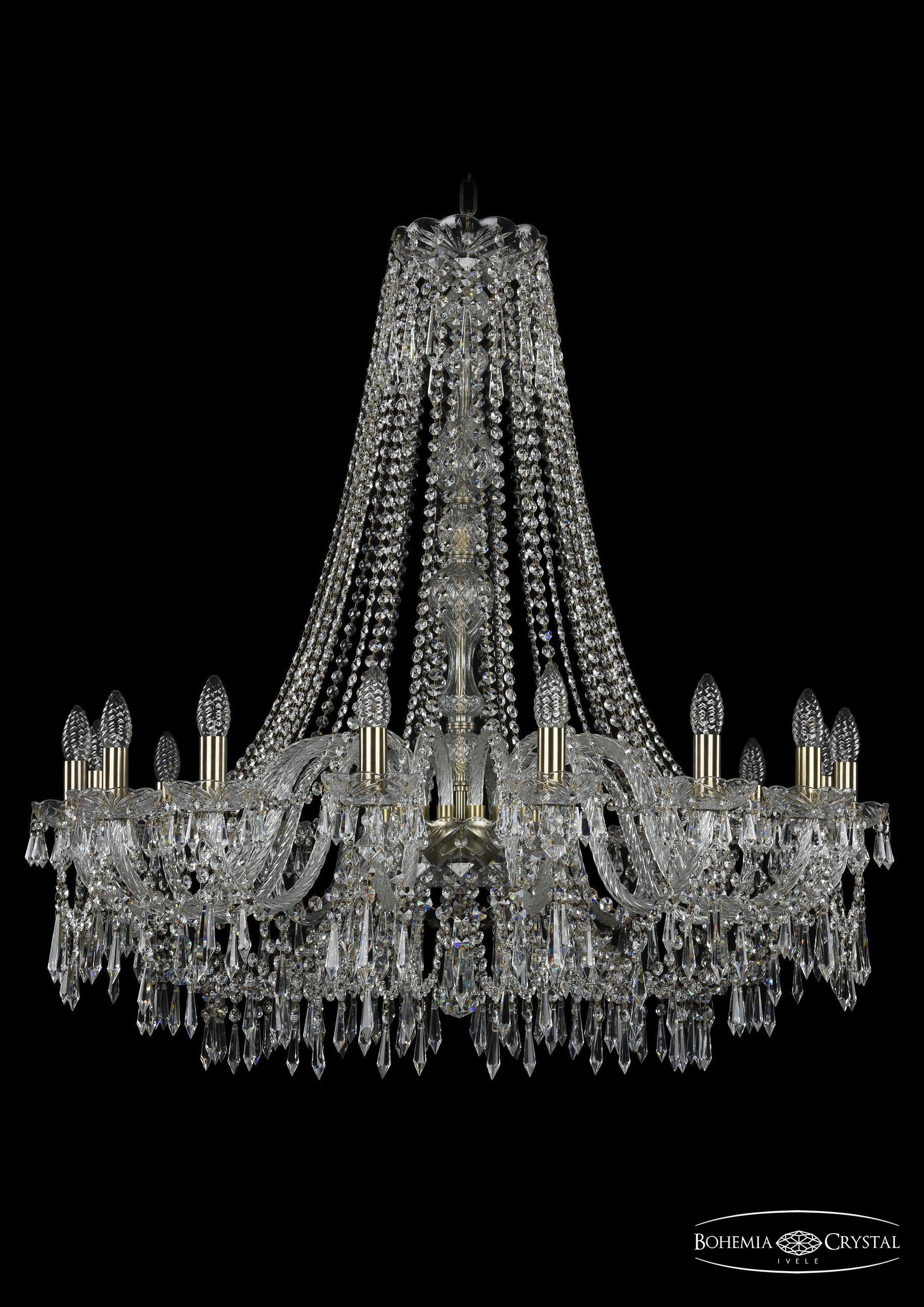 

Подвесная люстра Bohemia Ivele Crystal 1403/16/360/h-100/Pa
