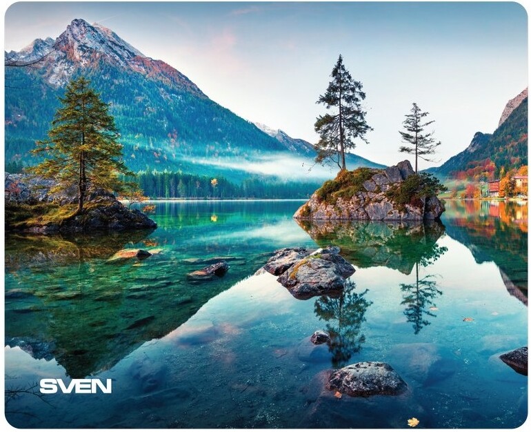 

Коврик для мыши SVEN MP-02 Lake (220x180x2мм, ткань + резина)