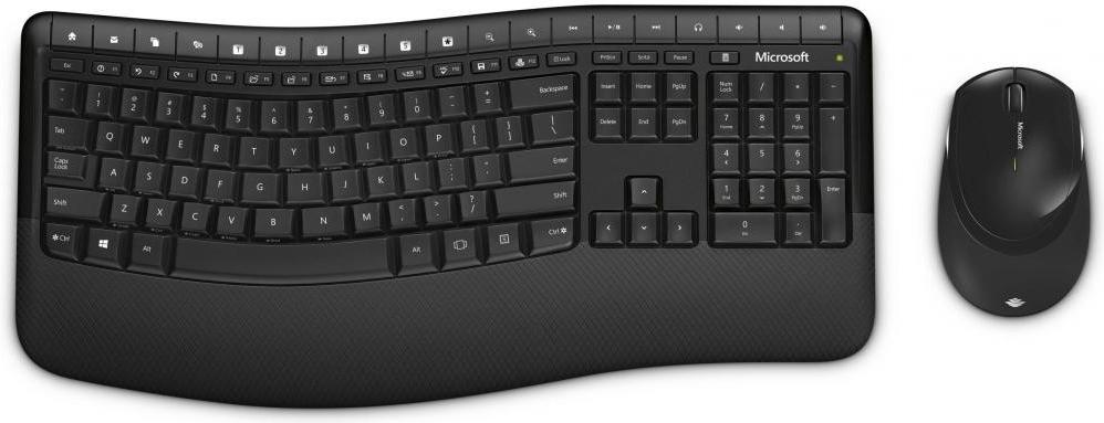 

Мышь + клавиатура Microsoft Wireless Comfort Desktop 5050 [PP4-00017], Набор периферии Microsoft Wireless Comfort Desktop 5050 PP4-00017