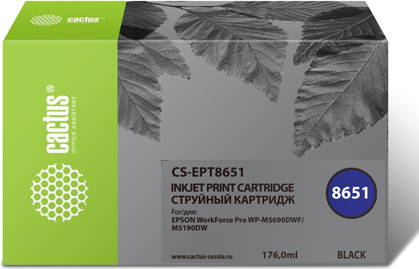 

Картридж CACTUS CS-EPT8651, Картридж Cactus CS-EPT8651