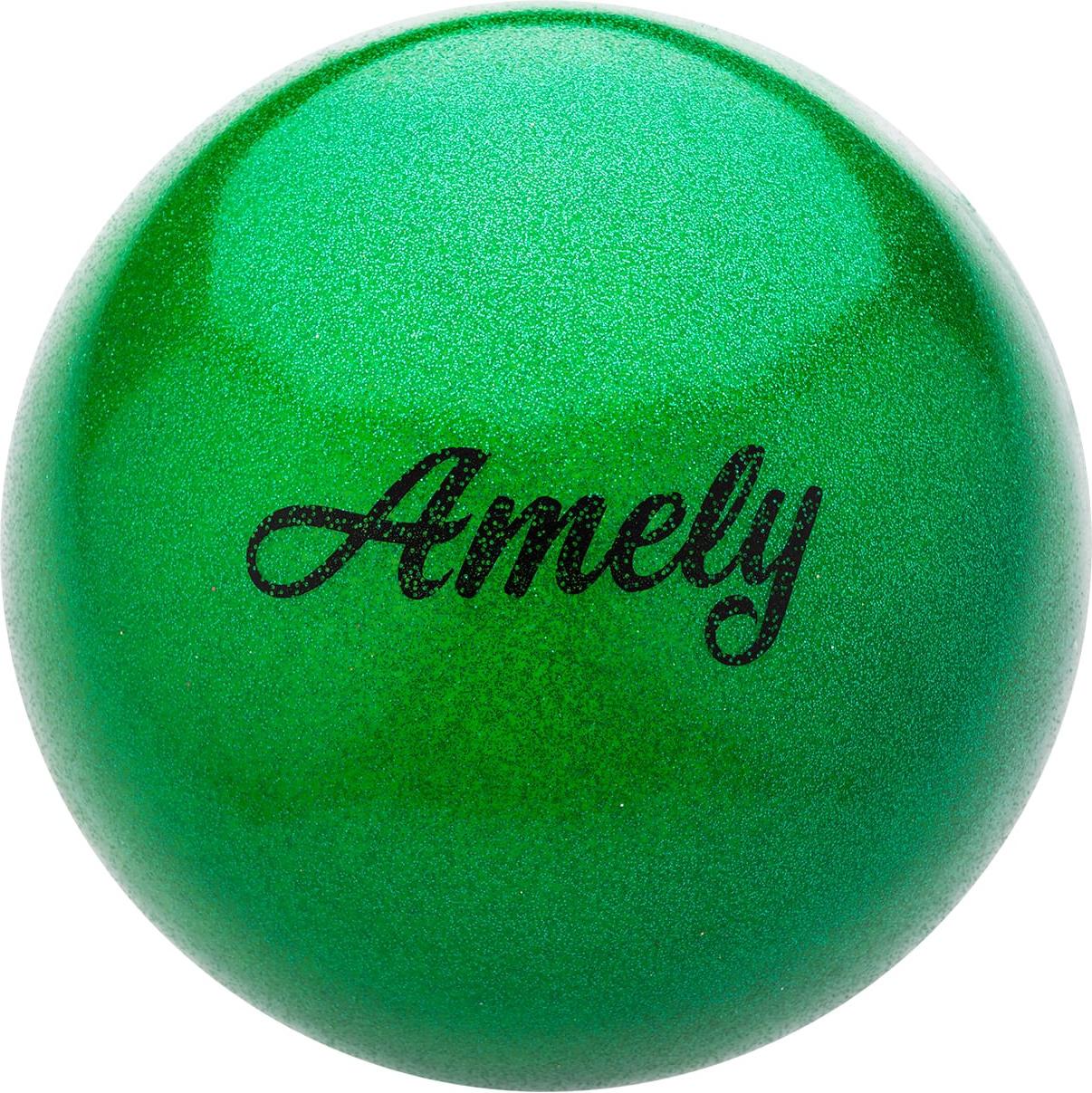 

Фитбол Amely AGB-303 19 см зеленый с насыщенными блестками, AGB-303 19 см