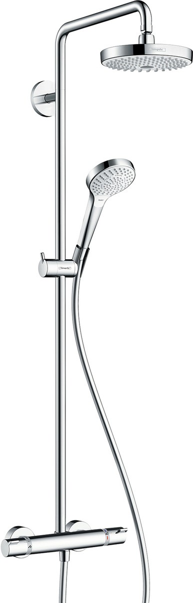 

Душевая система Hansgrohe Croma Select S 180 2jet Showerpipe (27253400), Душевая система Hansgrohe Croma Select S 180 2jet Showerpipe