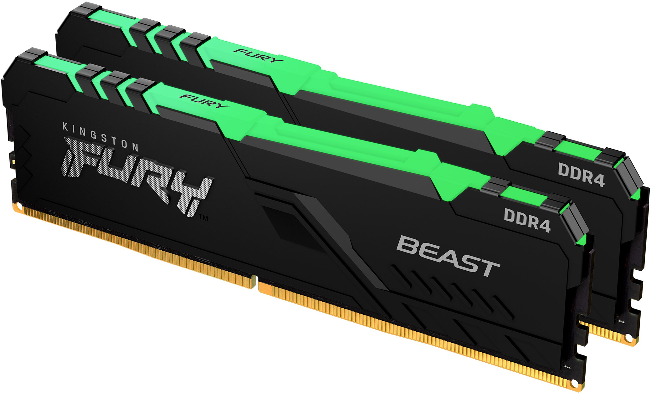 

Оперативная память Kingston FURY Beast RGB 2x8GB (KF436C17BBAK2/16), Память Kingston KF436C17BBAK2/16 (CL-17)