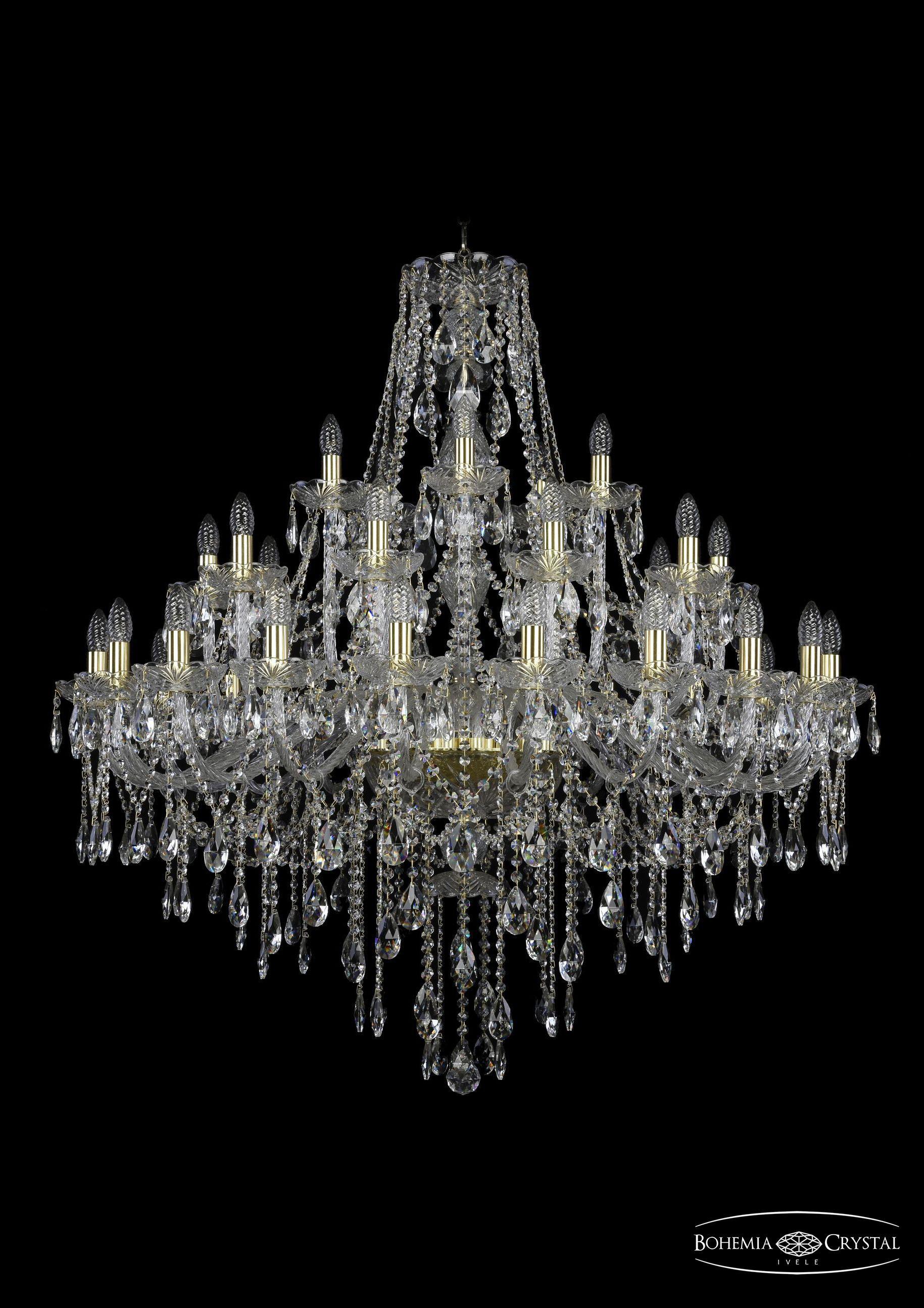 

Подвесная люстра Bohemia Ivele Crystal 1415/20+10+5/400/G