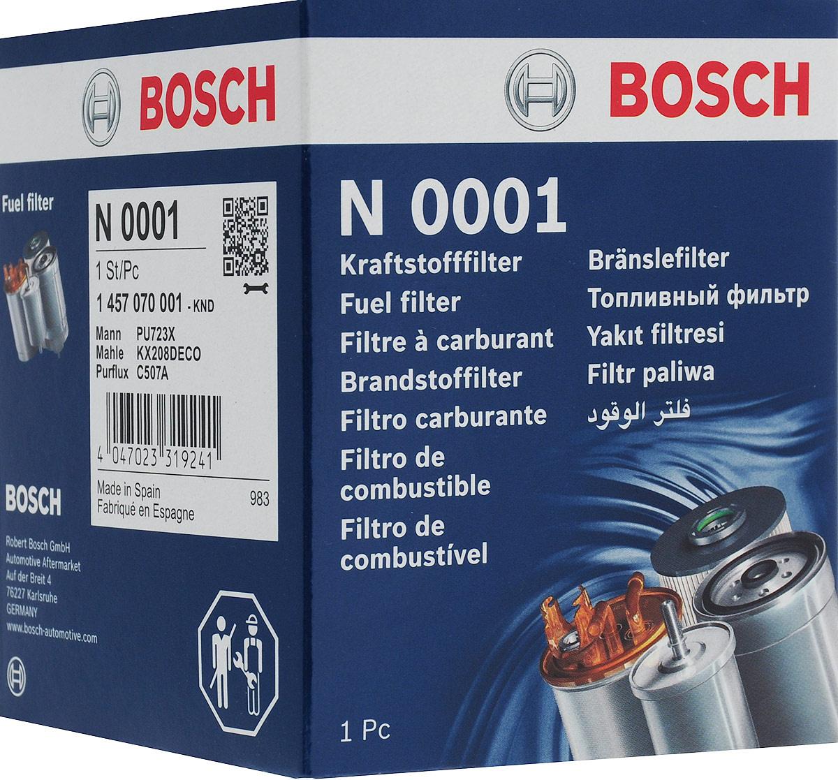 

Фильтр топливный Bosch 1457070001
