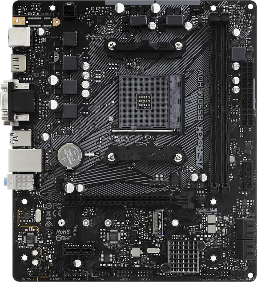 

Материнская плата ASRock B550M-HDV