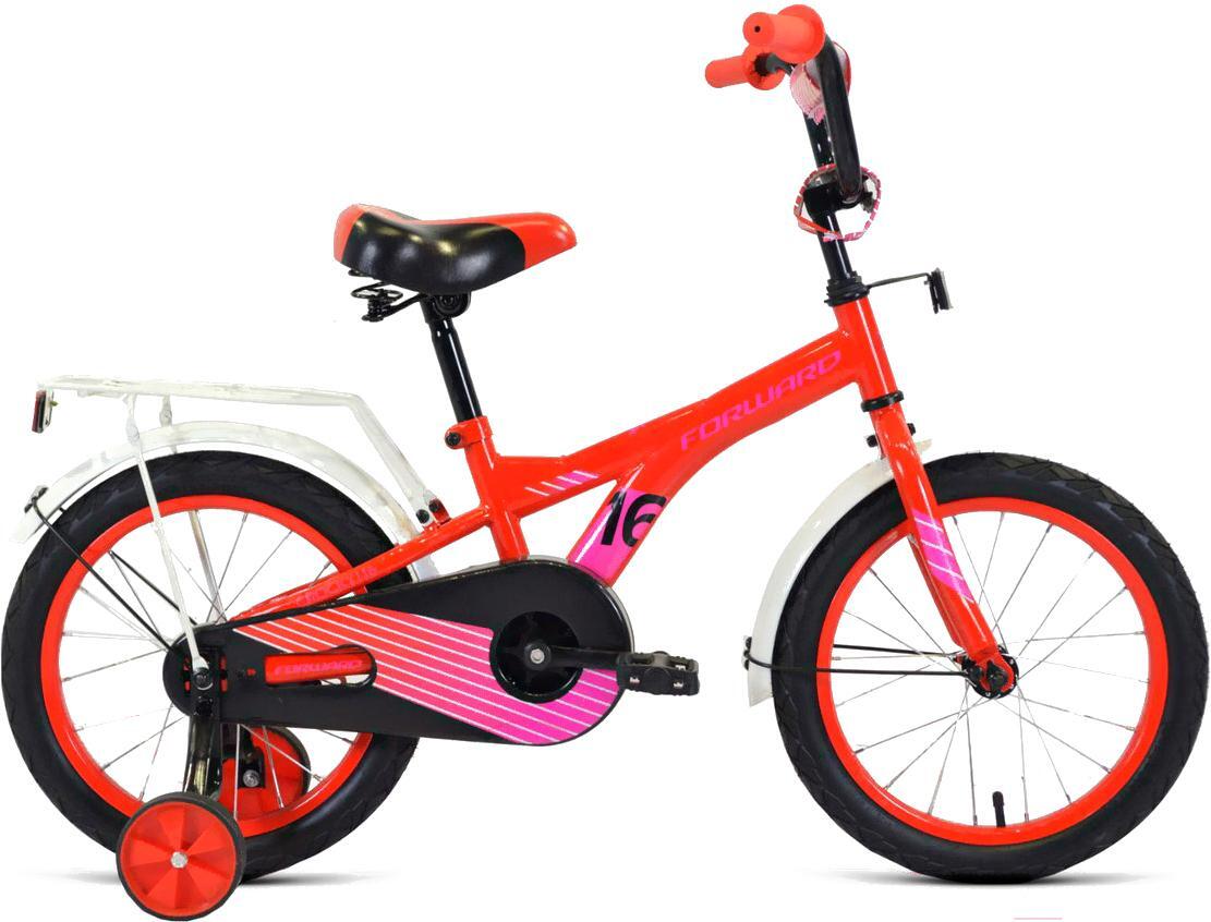 

Велосипед детский Forward Crocky 16'' 2021 красный/фиолетовый [1BKW1K1C1016], Велосипед Forward Crocky 16 2021 1BKW1K1C1016 красный/фиолетовый